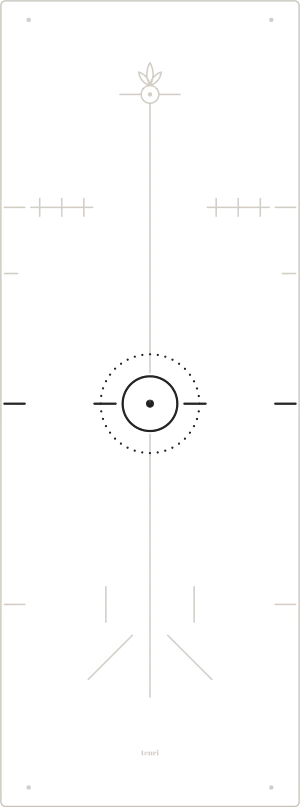 Center marks on the Tenri line